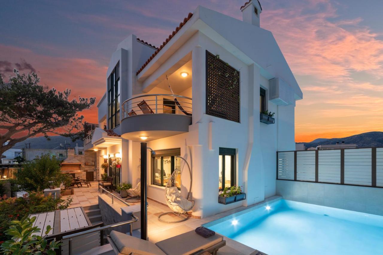 Paradisos Luxury Villas Next To Beach Koutsourás Eksteriør billede