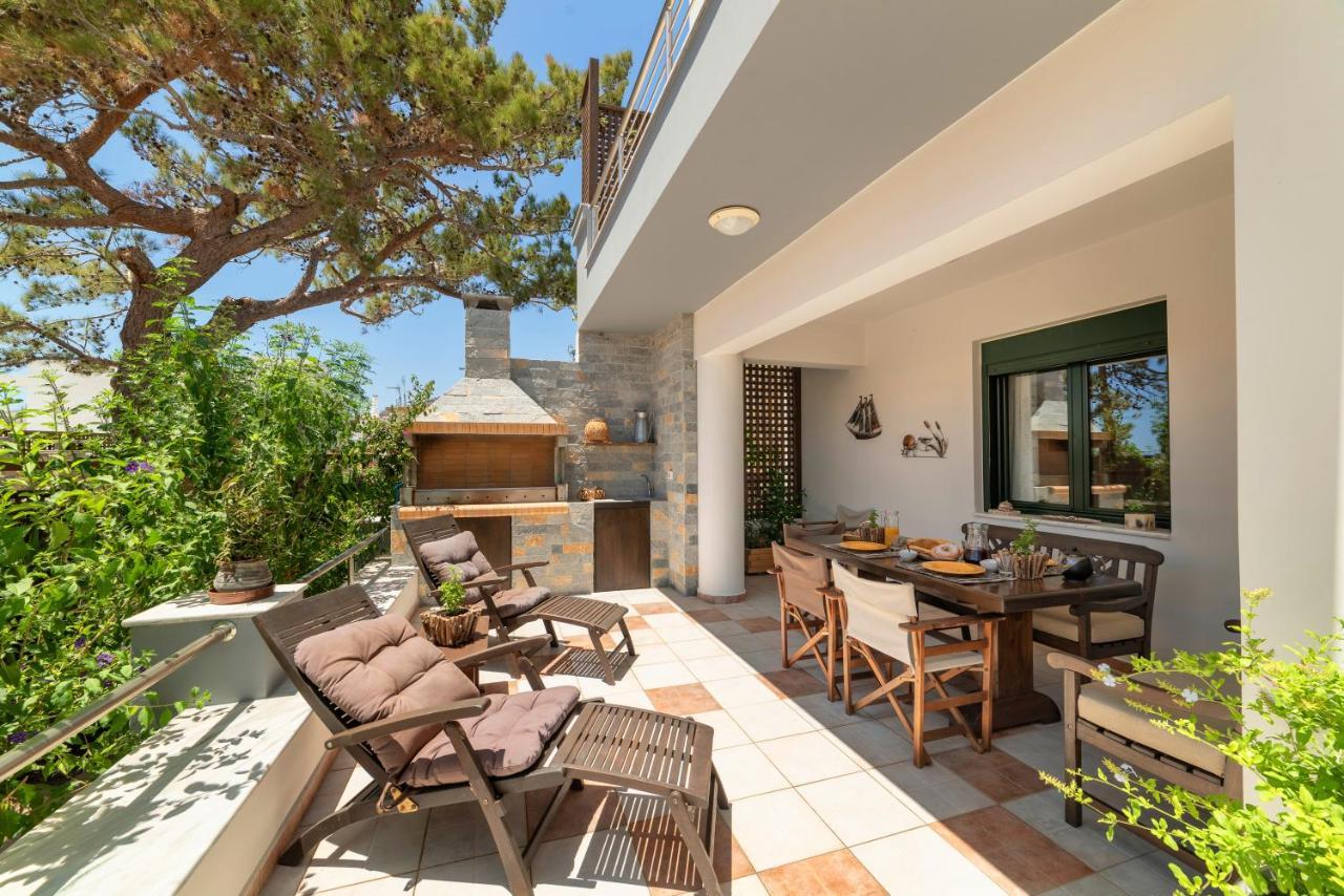 Paradisos Luxury Villas Next To Beach Koutsourás Eksteriør billede