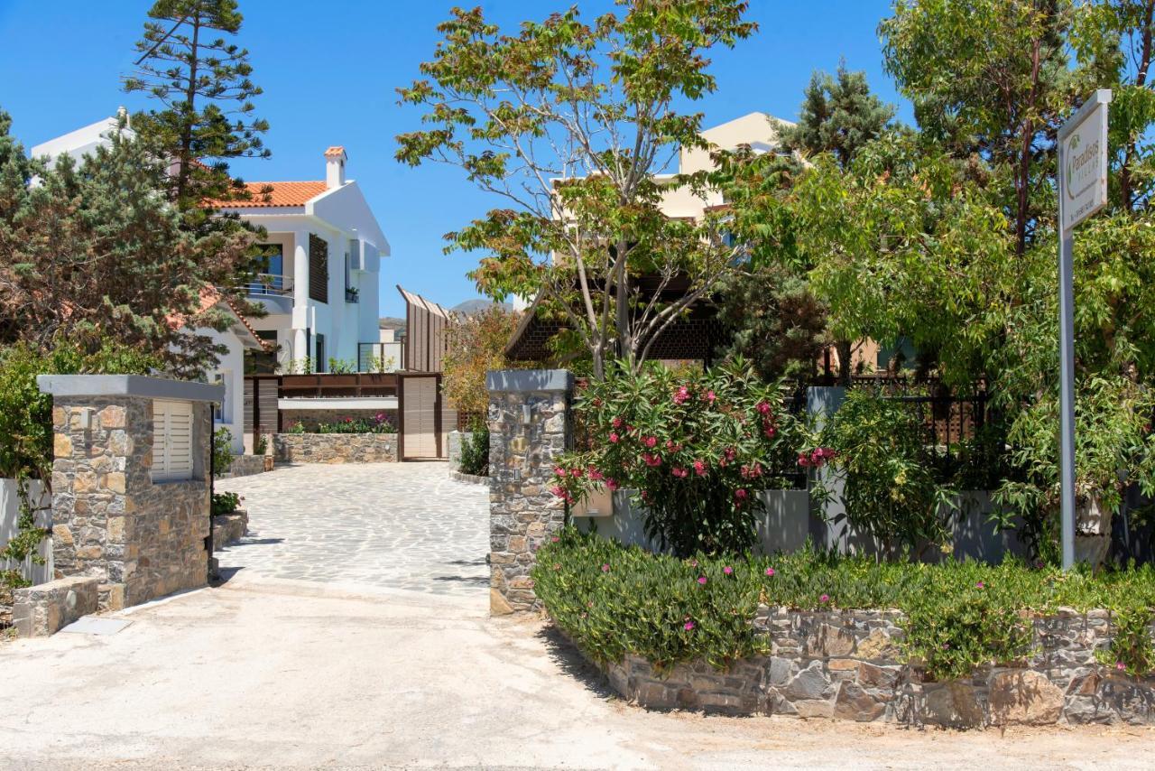 Paradisos Luxury Villas Next To Beach Koutsourás Eksteriør billede