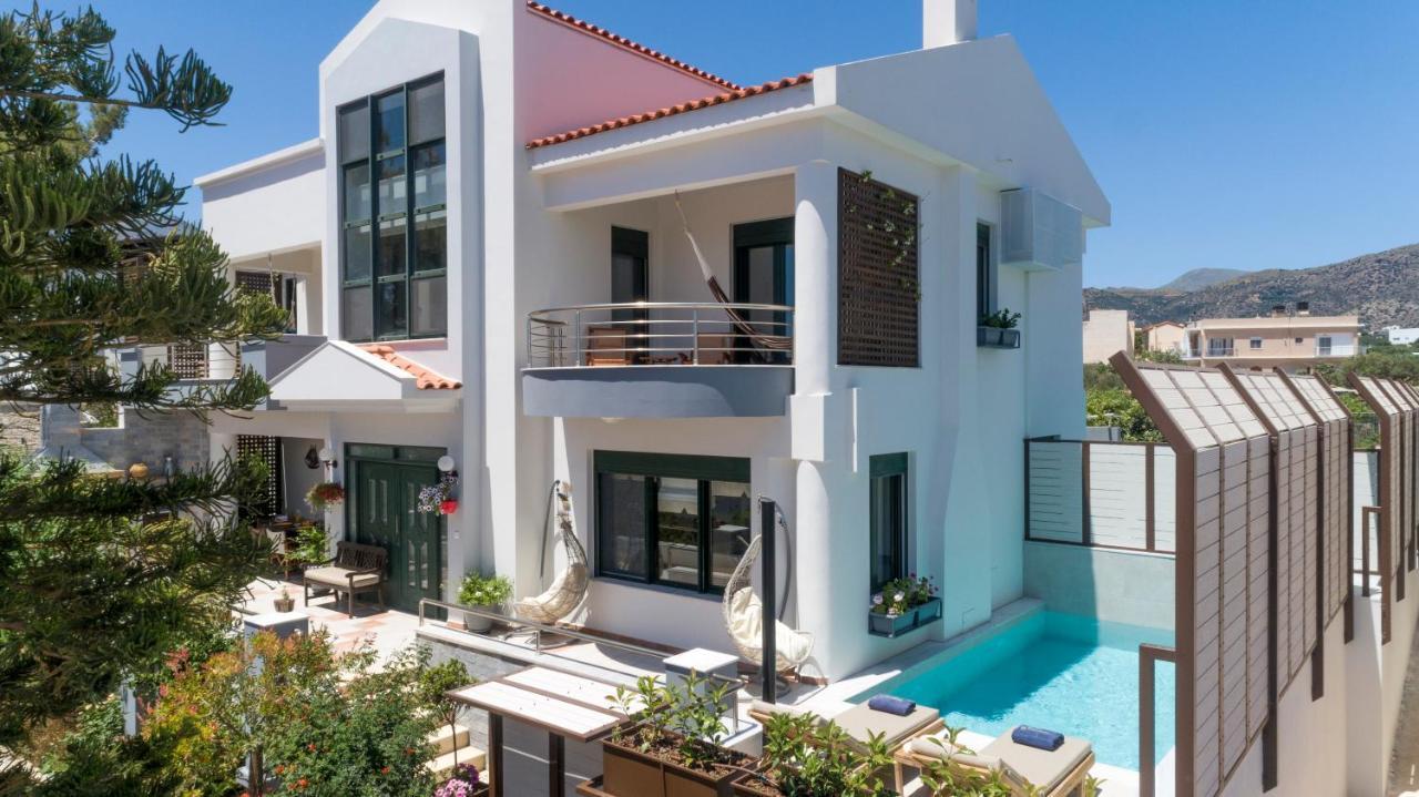 Paradisos Luxury Villas Next To Beach Koutsourás Eksteriør billede
