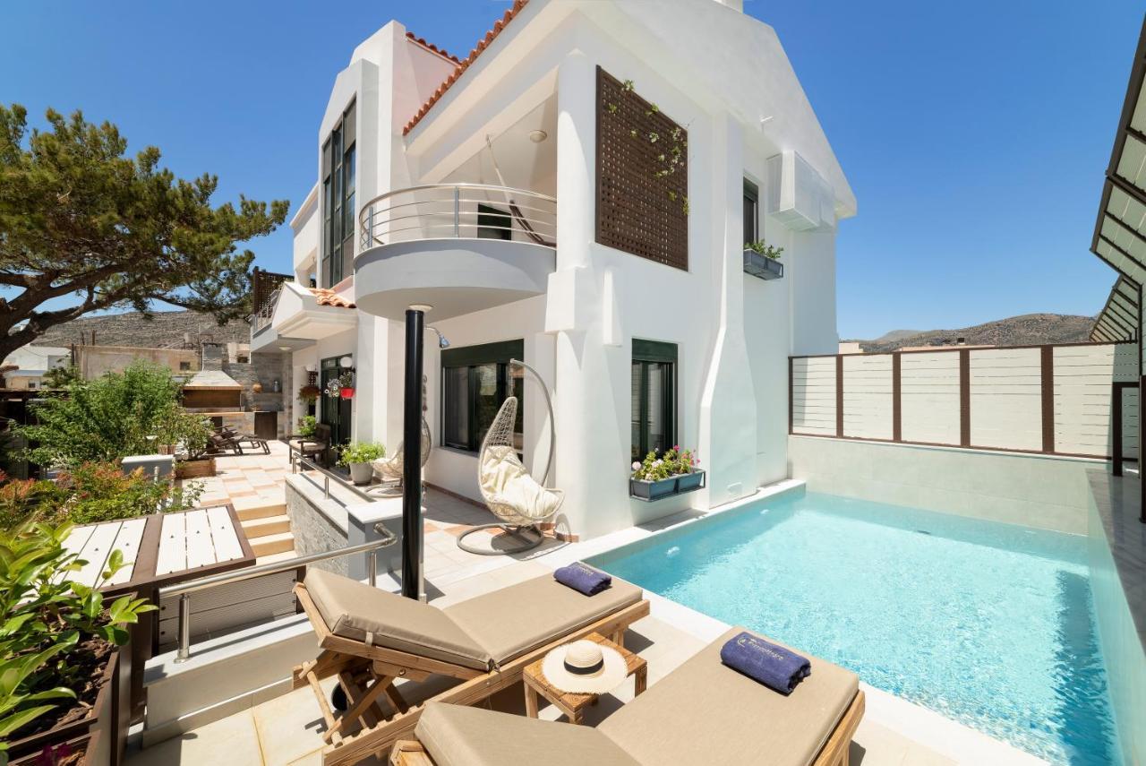 Paradisos Luxury Villas Next To Beach Koutsourás Eksteriør billede
