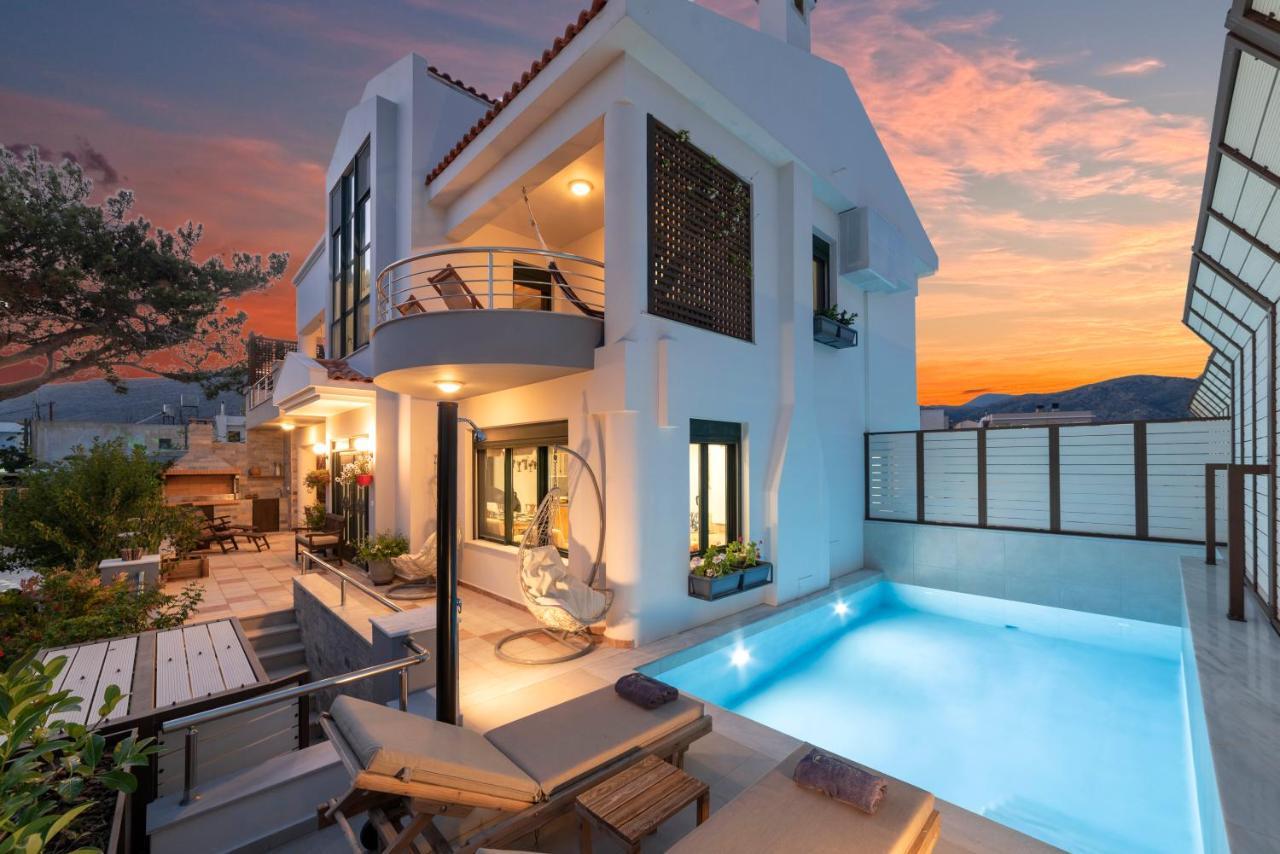 Paradisos Luxury Villas Next To Beach Koutsourás Eksteriør billede