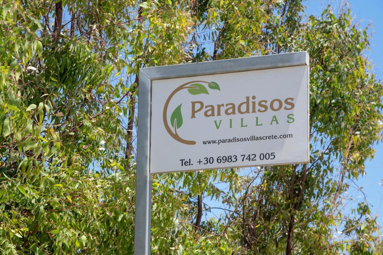 Paradisos Luxury Villas Next To Beach Koutsourás Eksteriør billede